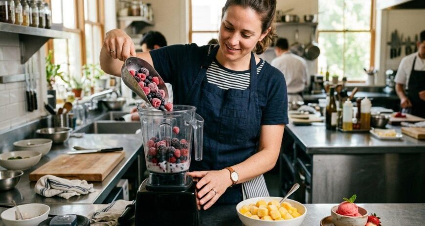 Frozen fruit is not a compromise in a professional kitchen; it is a tool. Chefs who buy from us shared how they use it. Plus the one mistake we see most often.